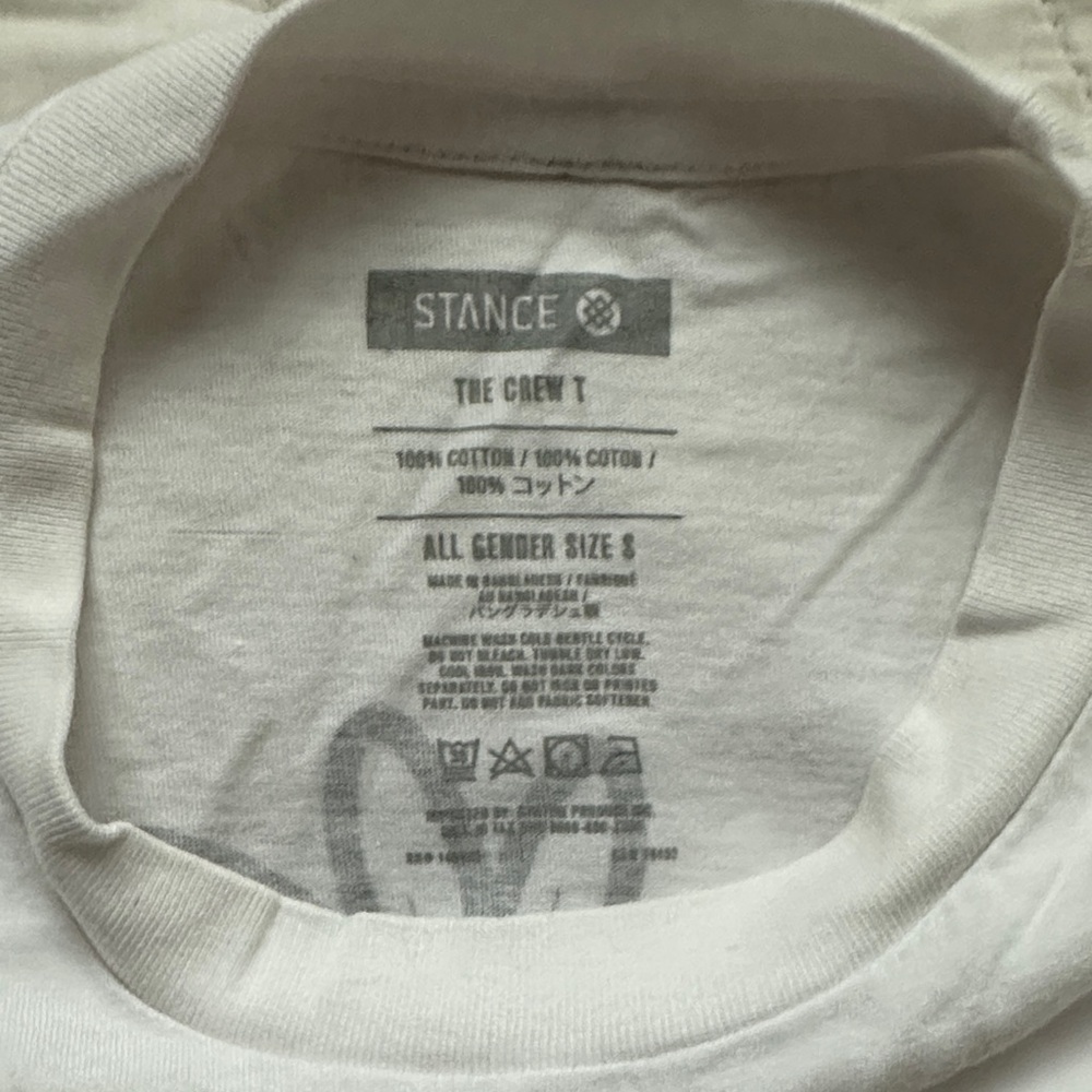 Stance White Tee with Bold Graphic - Picture 3 of 3